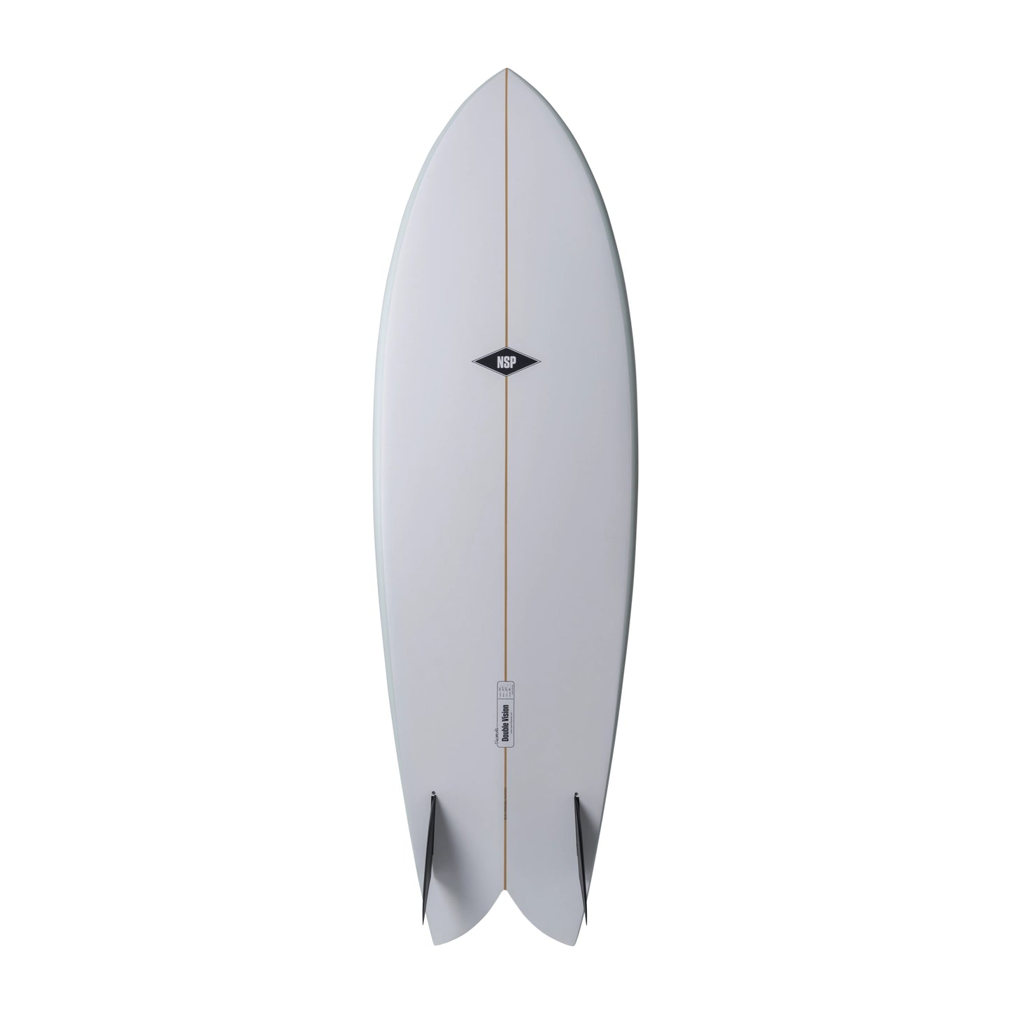 NSP Elements Double Vision Shortboard Surfboard - 6'2" White