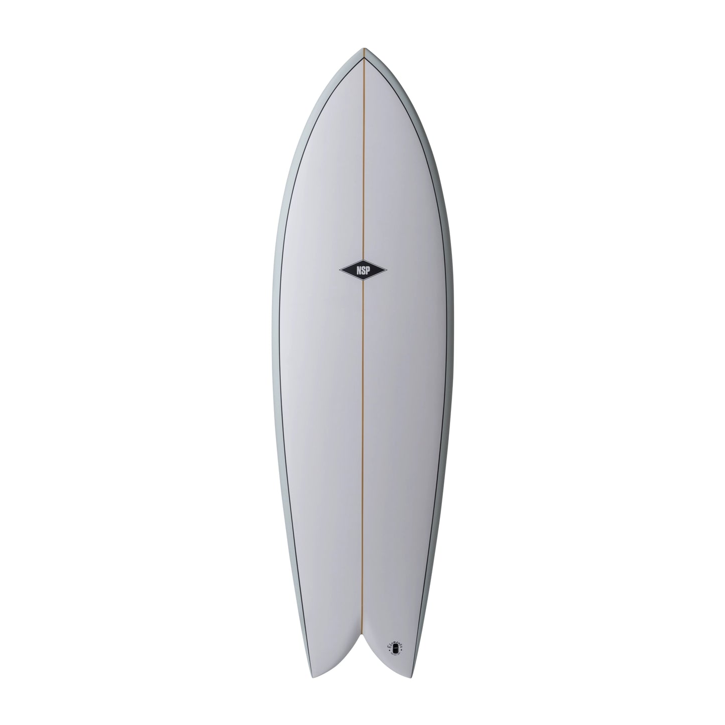 NSP Elements Double Vision Shortboard Surfboard - 6'2" White
