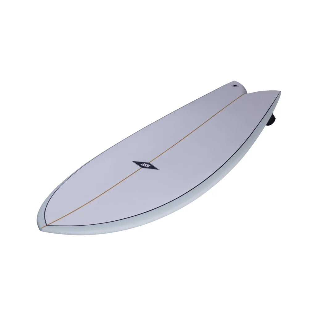 NSP Elements Double Vision Shortboard Surfboard - 6'2" White