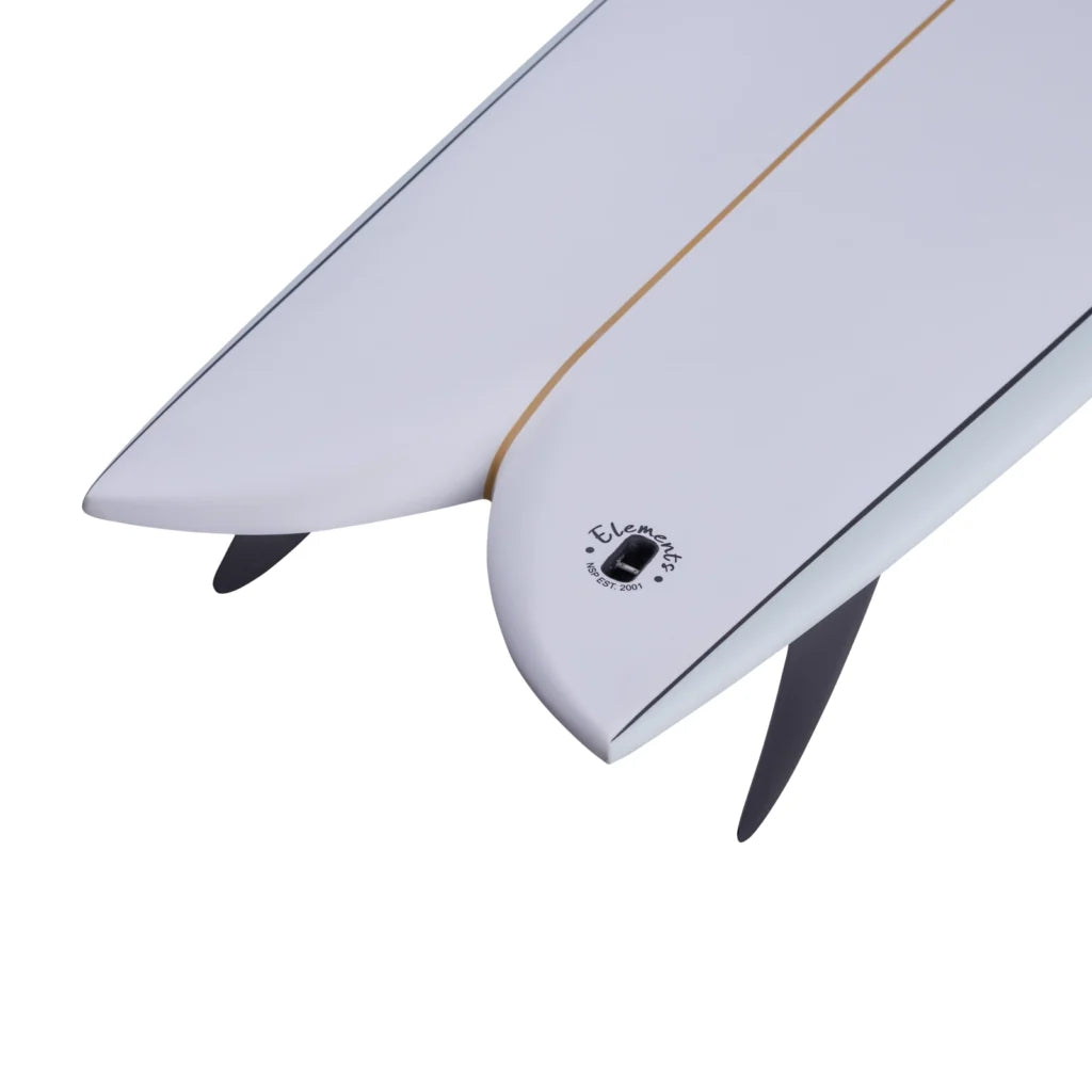 NSP Elements Double Vision Shortboard Surfboard - 6'2" White