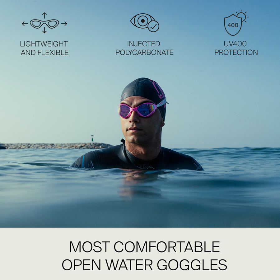 Buddyswim OzeanX Swim Goggles - Blue Mirror
