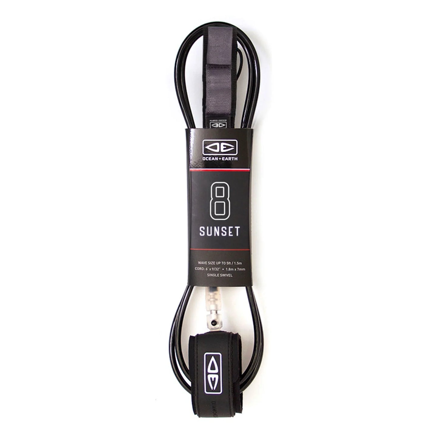 Ocean and Earth Diamond Flex Sunset - 8ft Leash