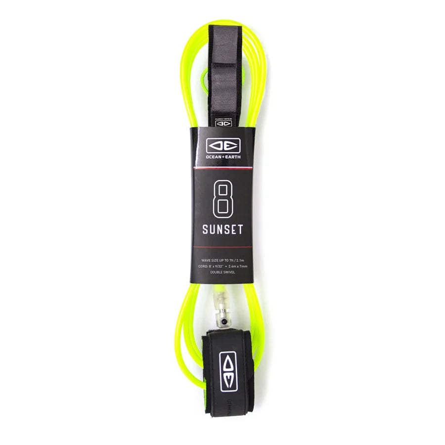 Ocean and Earth Diamond Flex Sunset - 8ft Leash