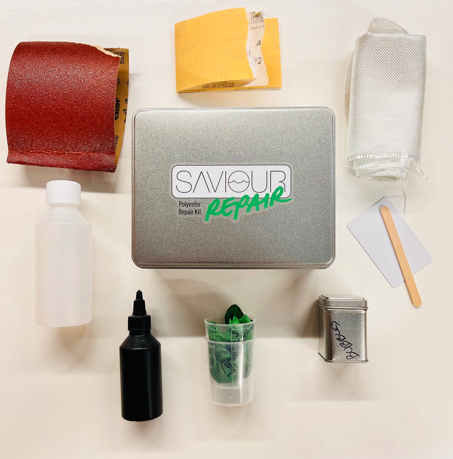 Saviour Watersports Fibreglass Polyester Board Repair kit